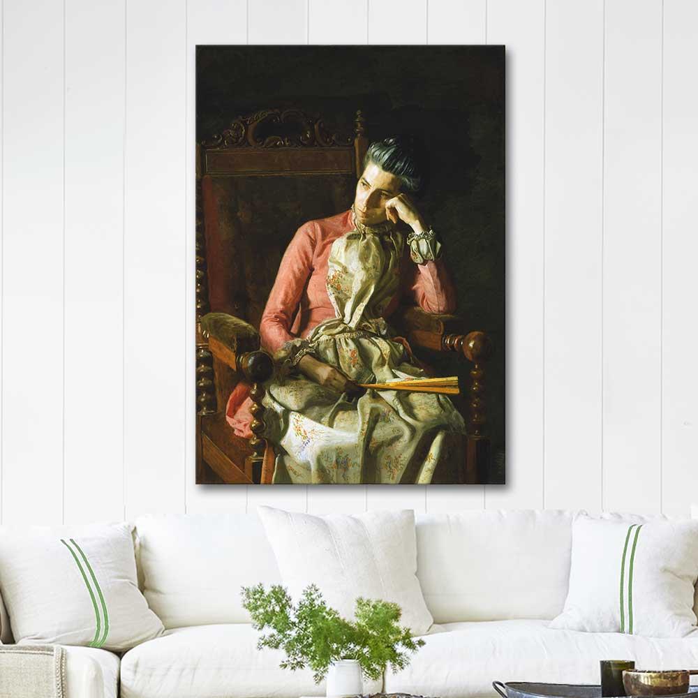 Thomas Eakins Miss Amelia van Buren Art Print