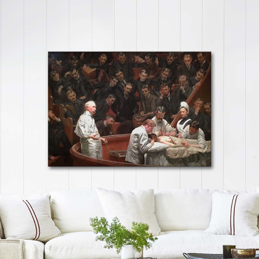 Thomas Eakins Agnew Kliniği Kanvas Tablo