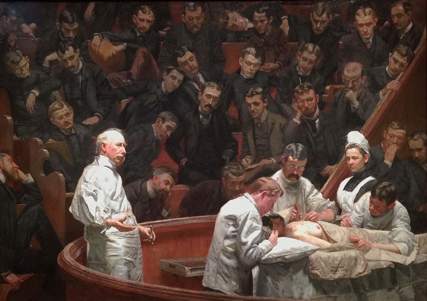 Thomas Eakins Agnew Kliniği Kanvas Tablo
