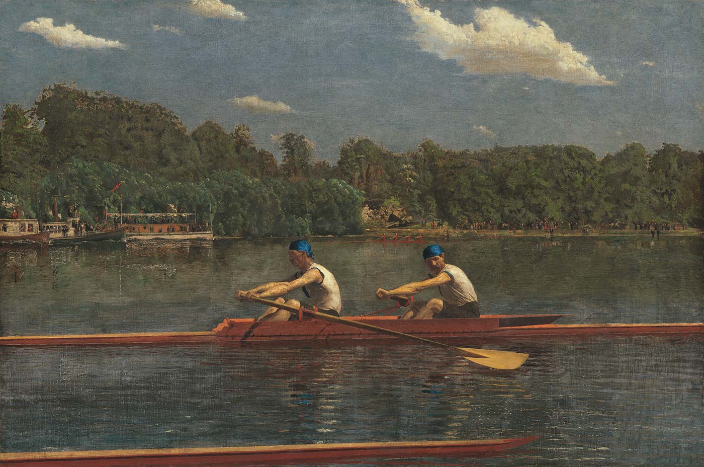 The Biglin Brothers Racing by Thomas Eakins