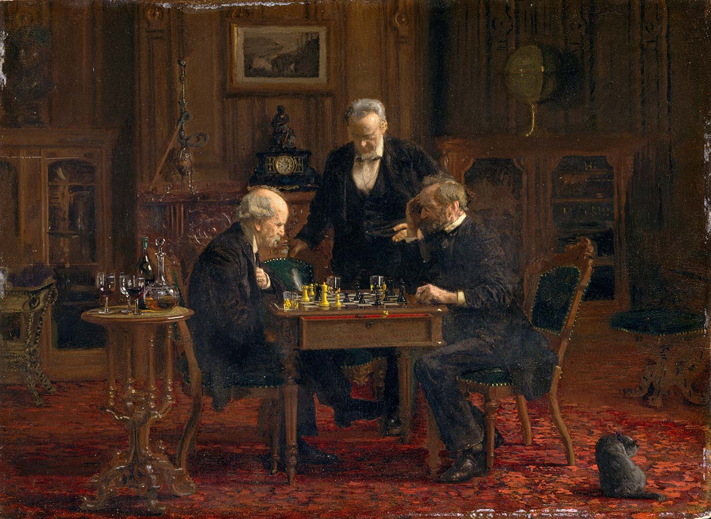 The Chess Players by Thomas Eakins