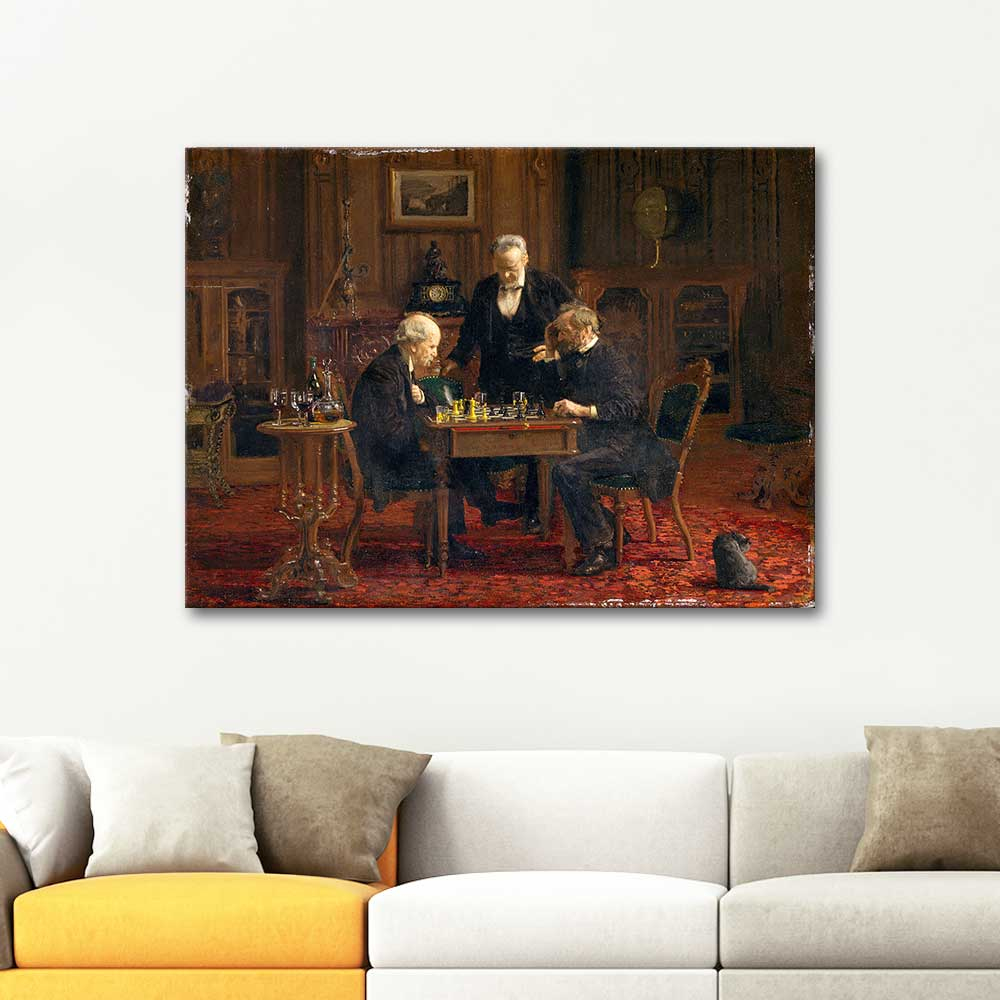 Thomas Eakins The Chess Players Art Print