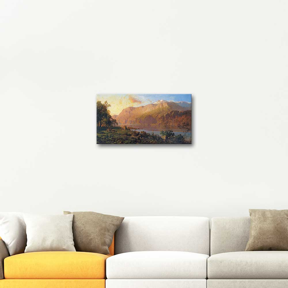 Thomas Hill Emerald Lake Near Tahoe Art Print