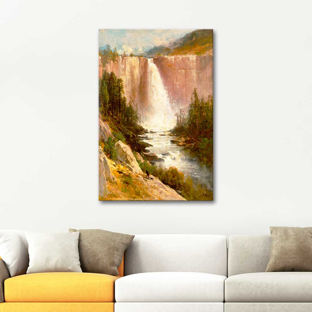 Thomas Hill Nevada Falls Yosemite Art Print