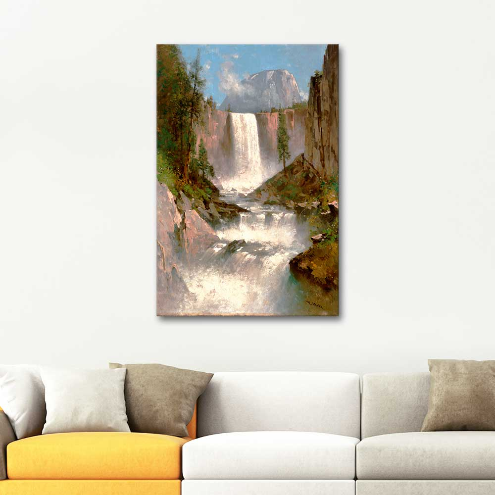 Thomas Hill Vernal Falls Yosemite Art Print