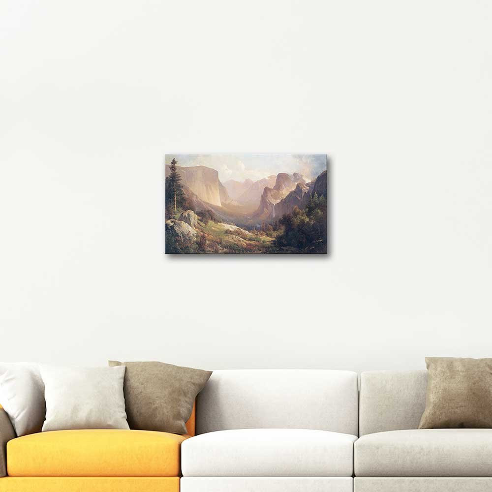 Thomas Hill Yosemite Vadisinden Kanvas Tablo