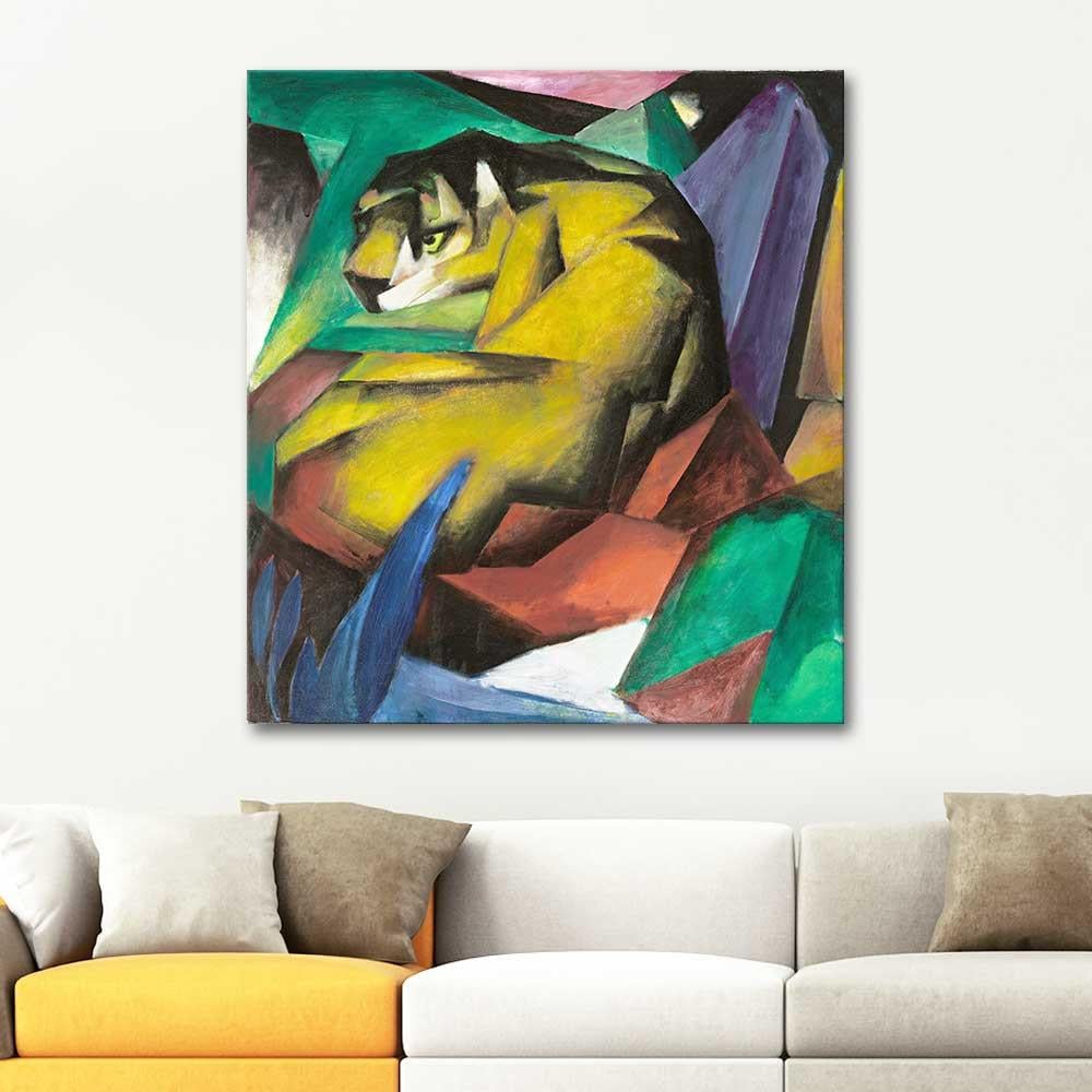 Franz Marc Kaplan Kanvas Tablo