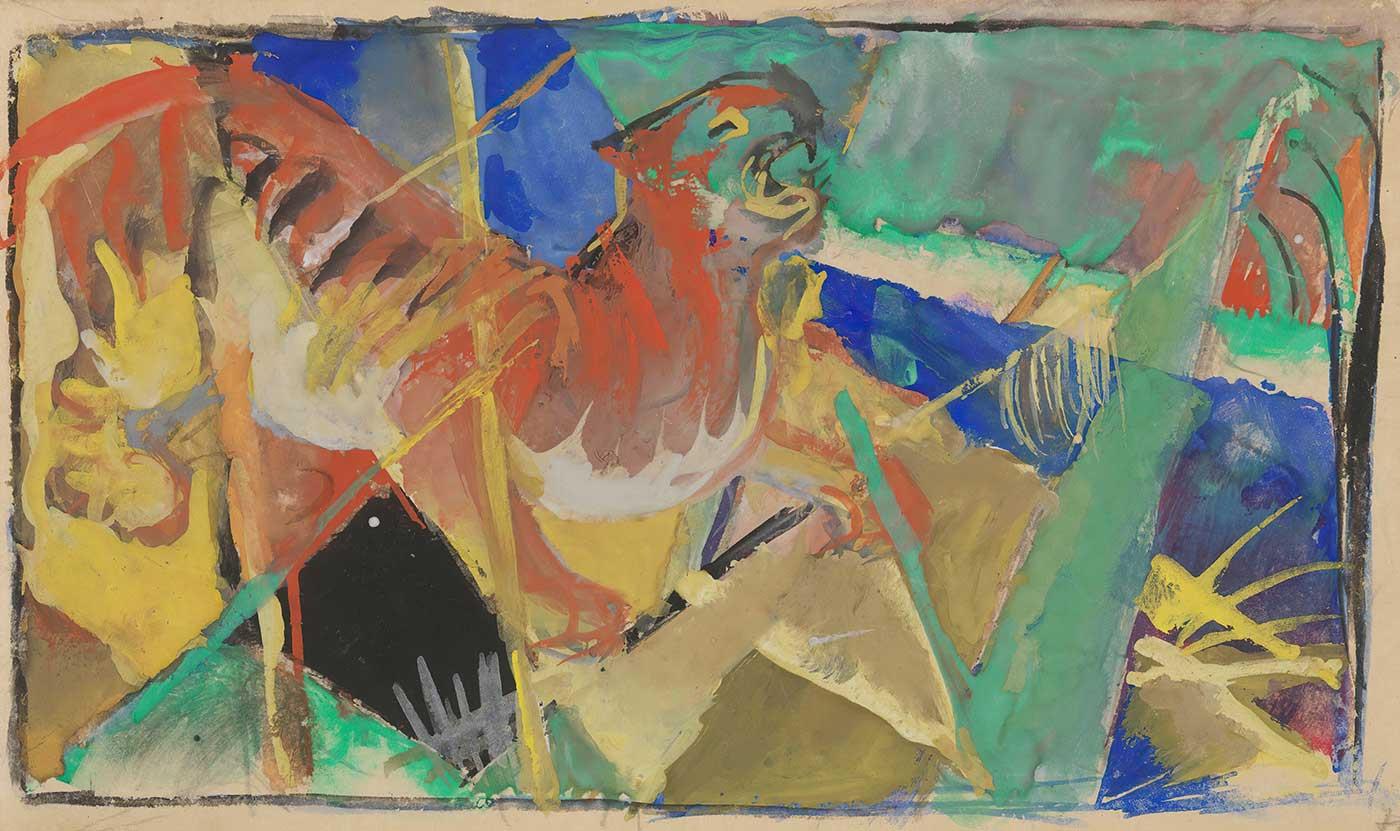 Tiger in the Jungle by Franz Marc as Art Print