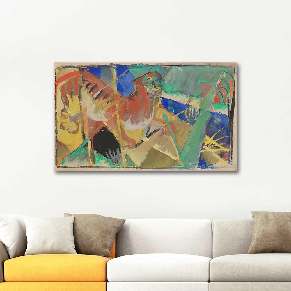 Tiger in the Jungle by Franz Marc as Art Print