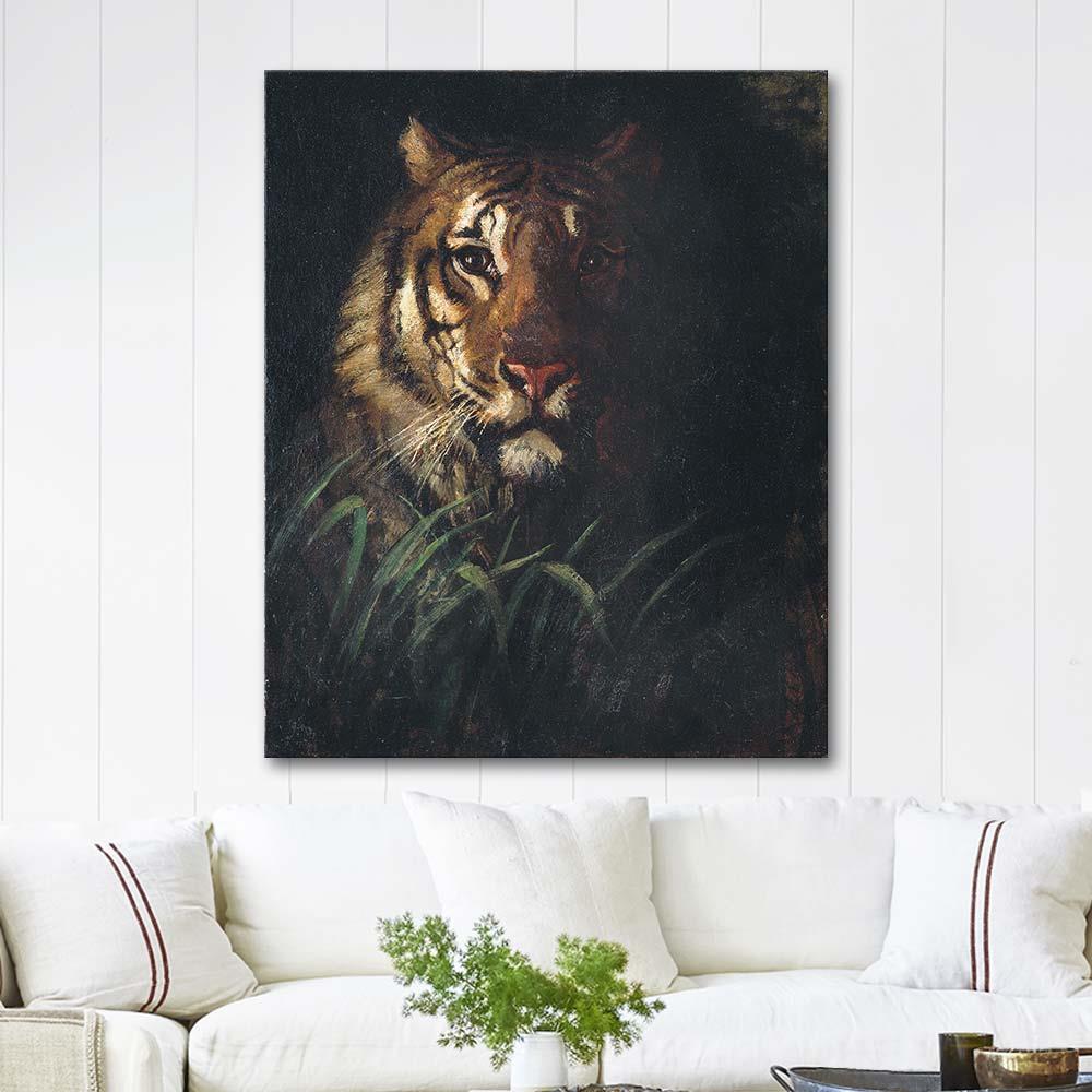 Tiger's Head by Abbott Handerson Thayer as Art Print