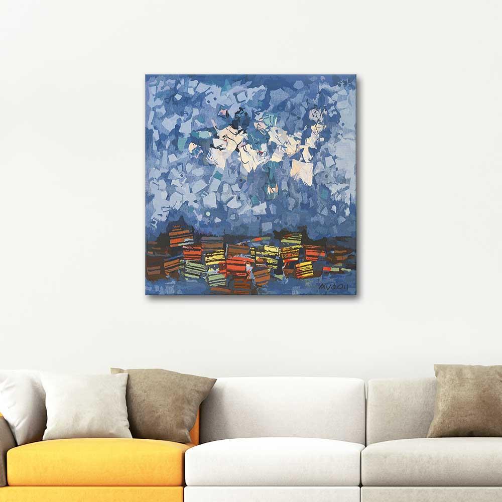 Mordecai Ardon Sabah Yıldızına Kanvas Tablo