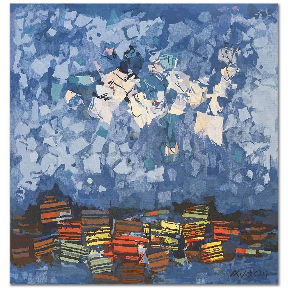 Mordecai Ardon Sabah Yıldızına Kanvas Tablo