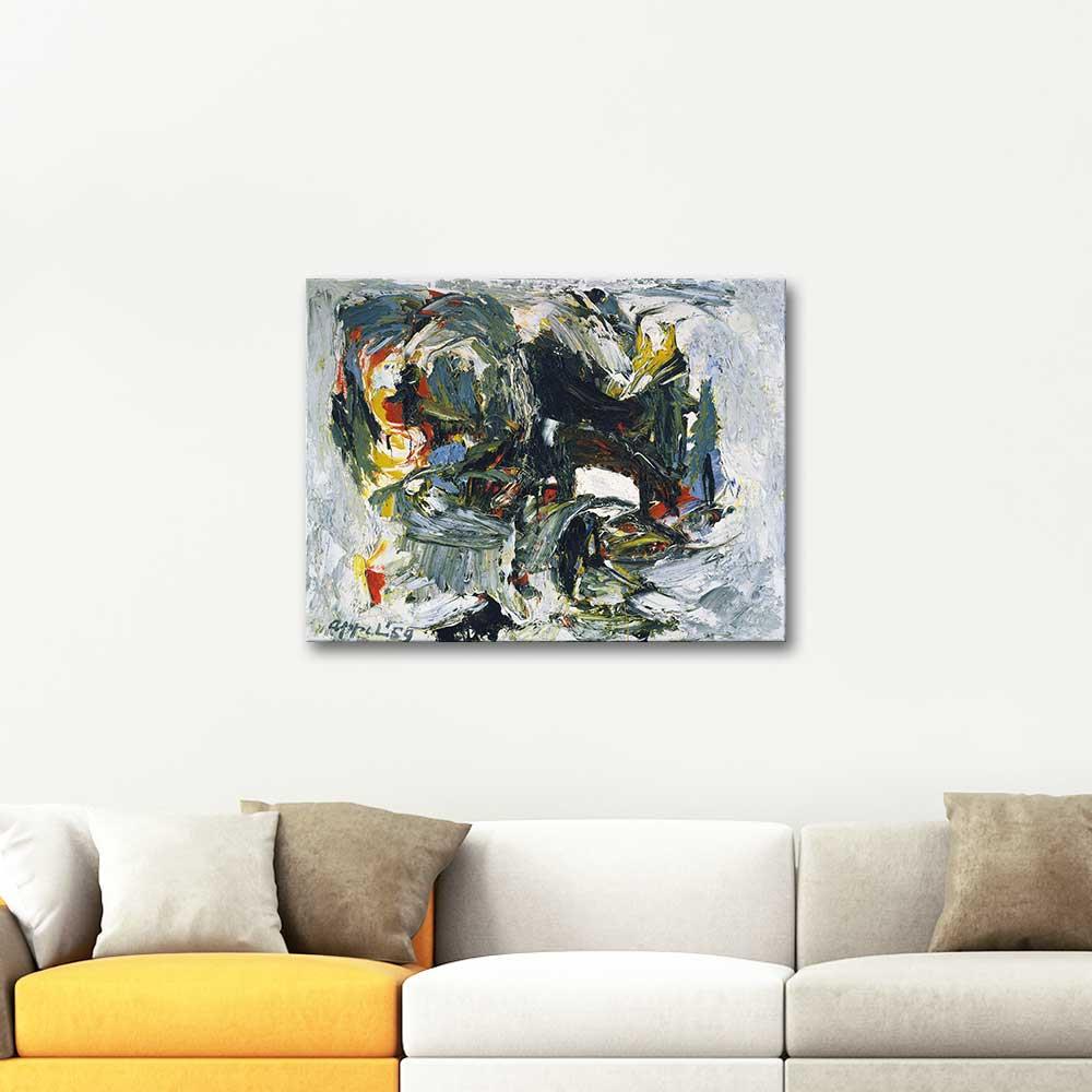 Tragic Space by Karel Appel as Art Print