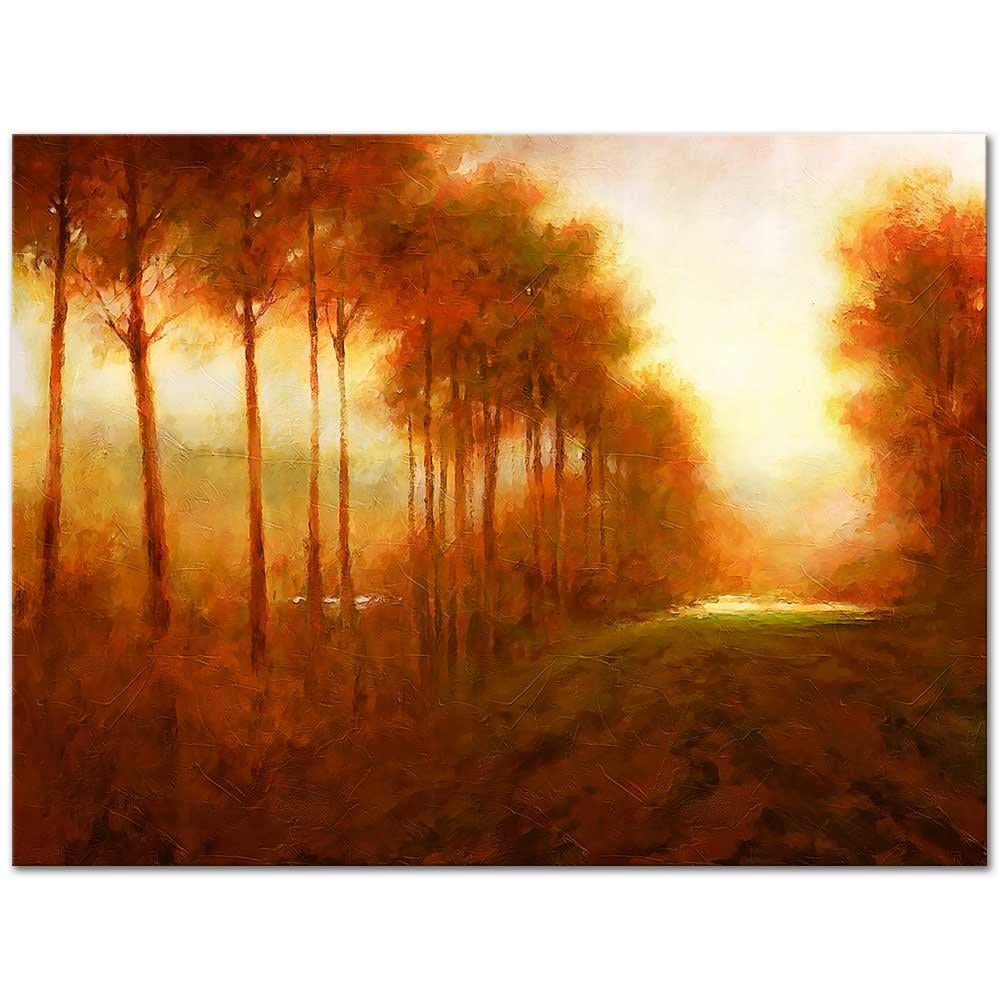 Trees in Autumn as Art Print