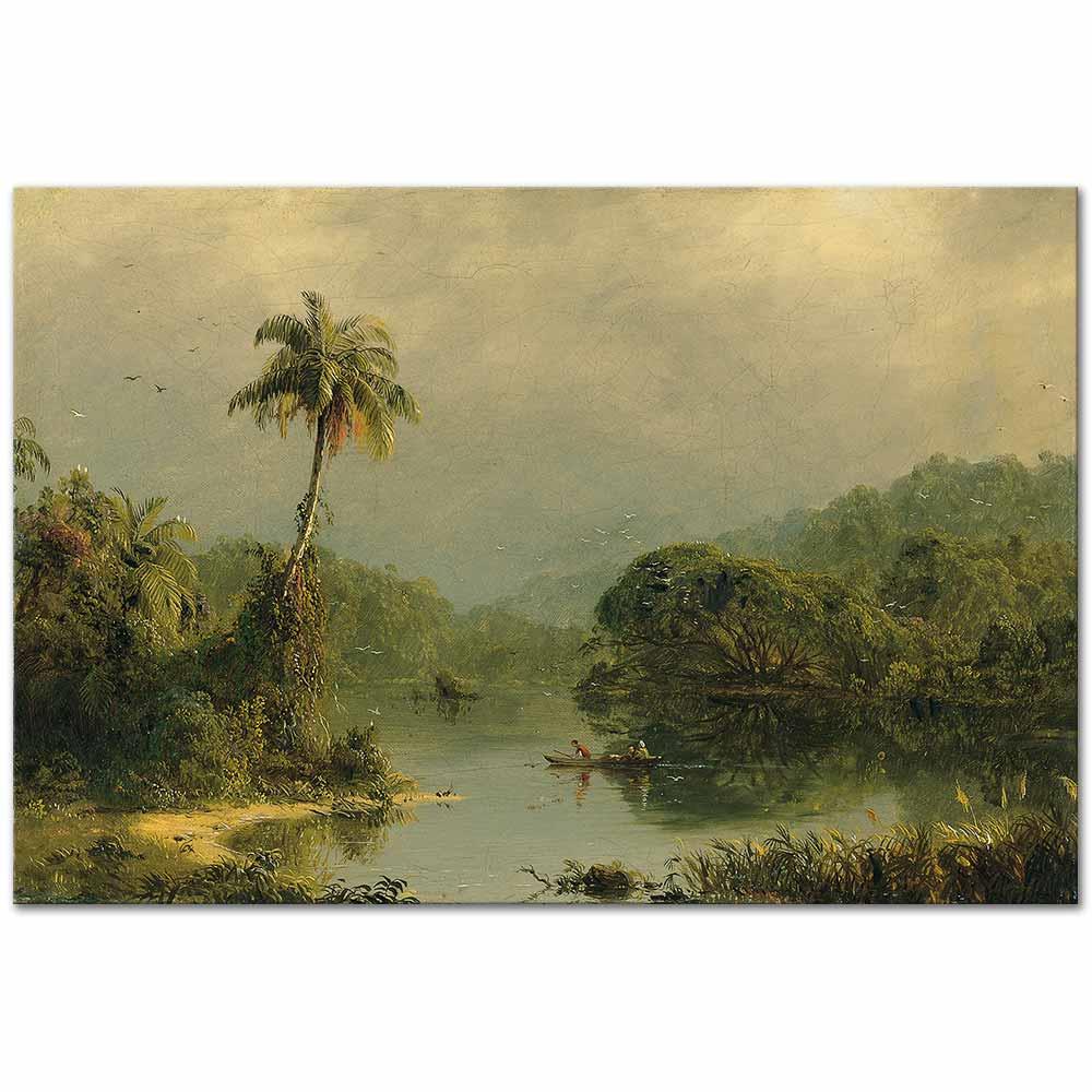 Frederic Edwin Church Magdalena Manzarası Kanvas Tablo