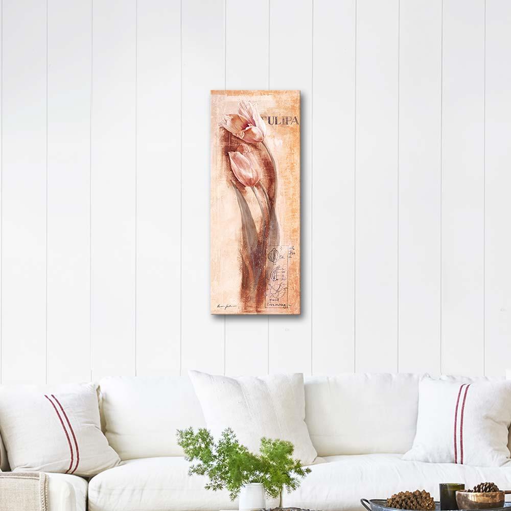 Lale Deseni Kanvas Tablo