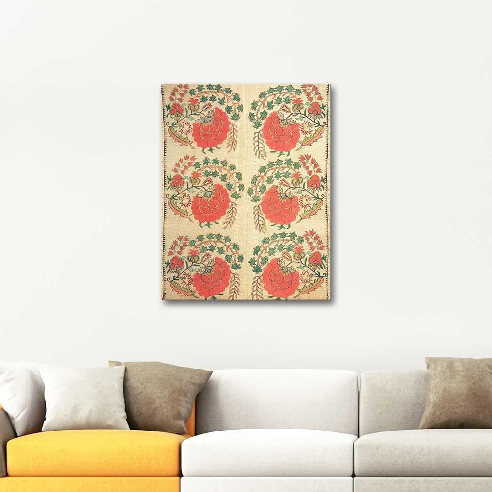 Türk İşi Desen Kanvas Tablo