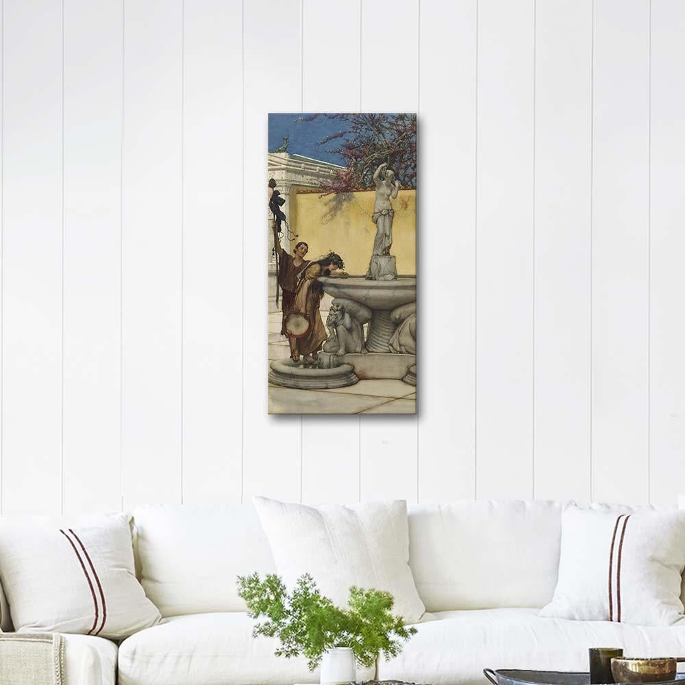 Twixt Venus and Bacchus by Sir Lawrence Alma-Tadema as Art Print