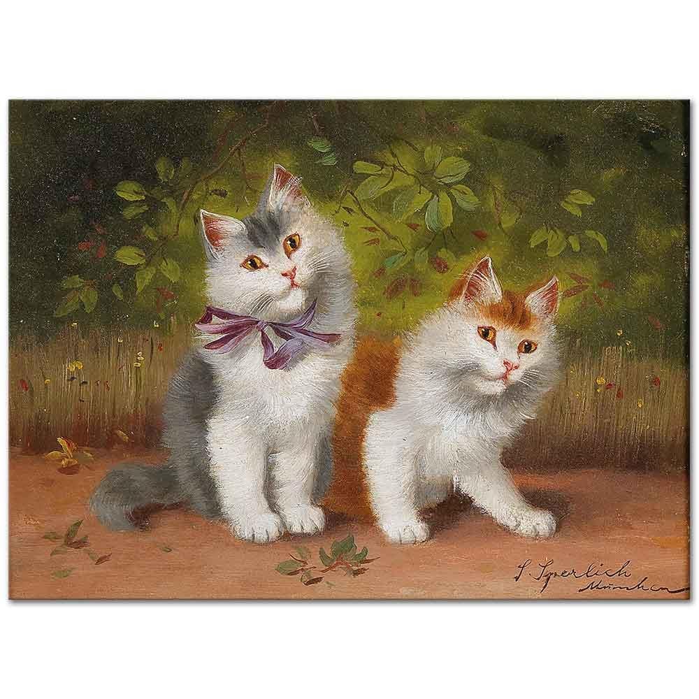 Two Kittens by Sophie Sperlich as Art Print