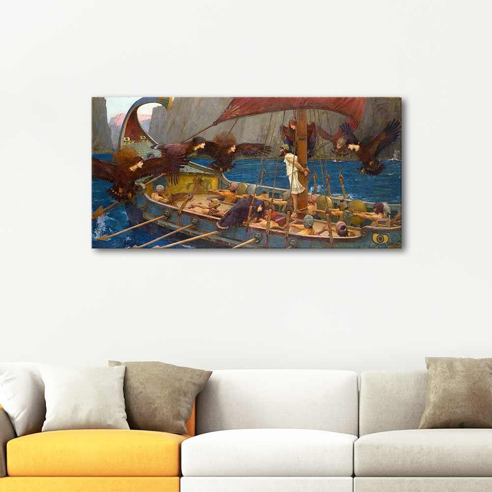 Ulysses and the Sirens by John William Waterhouse as Art Print