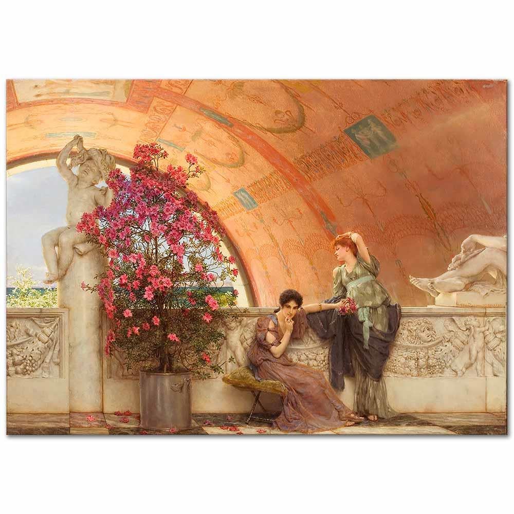 Unconscious Rivals by Sir Lawrence Alma Tadema as Art Print