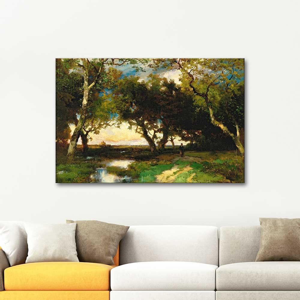 Under The Trees by Thomas Moran as Art Print