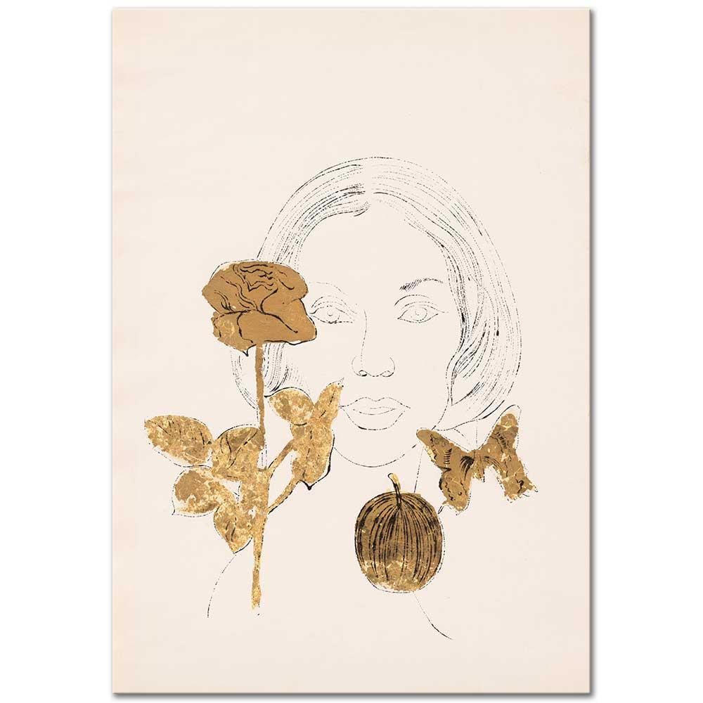 Andy Warhol Bilinmeyen Kadın Kanvas Tablo