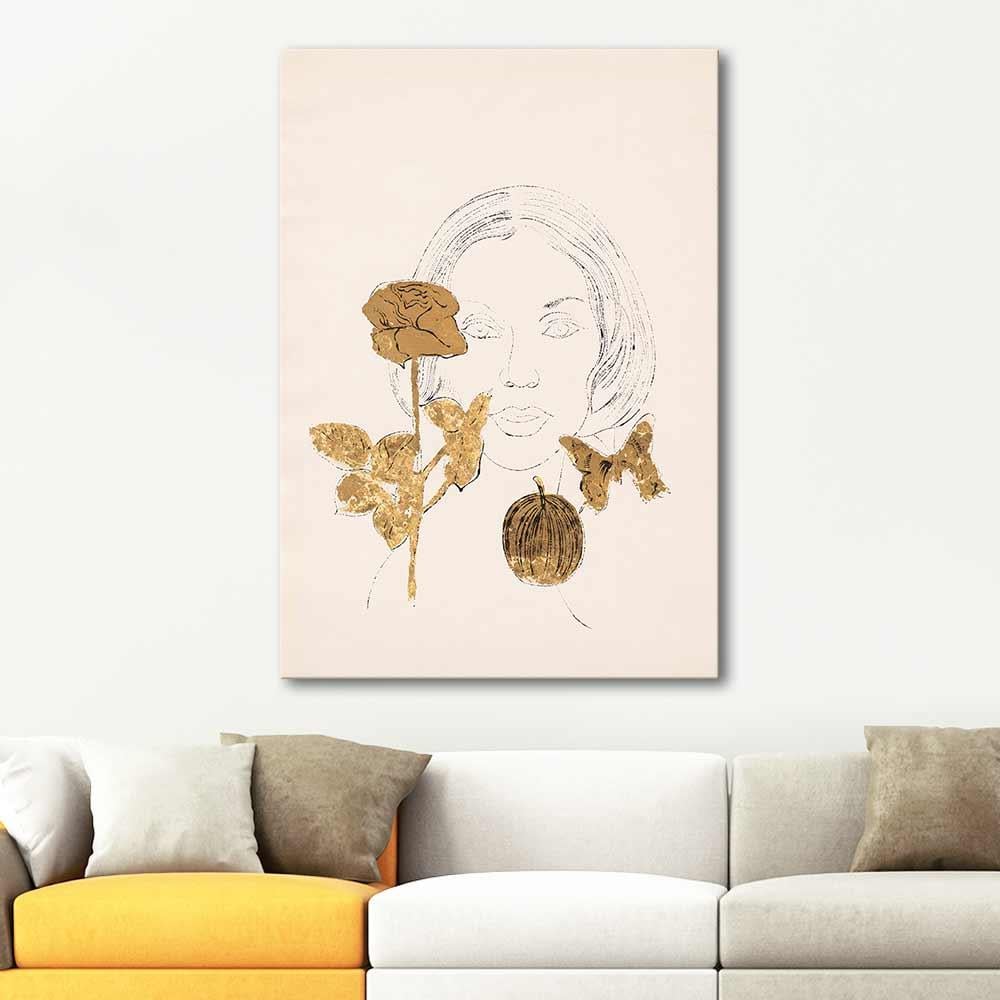 Andy Warhol Bilinmeyen Kadın Kanvas Tablo