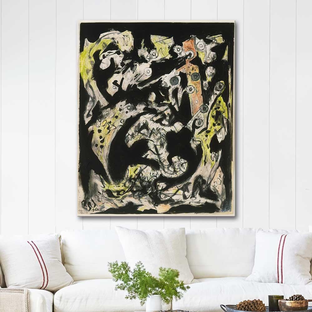 Untitled 01 by Jackson Pollock as Art Print