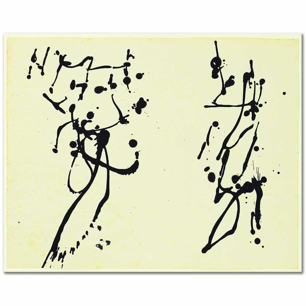 Jackson Pollock İsimsiz 04 Kanvas Tablo