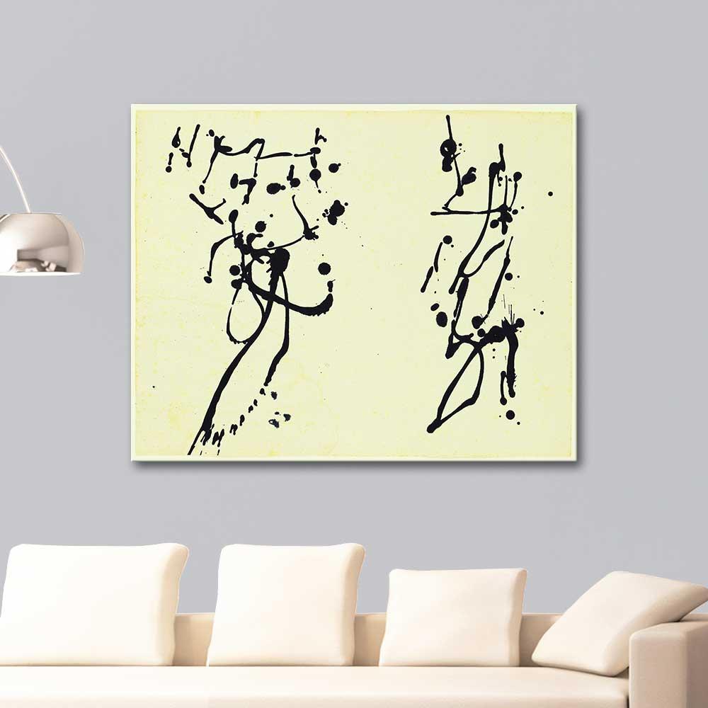Jackson Pollock İsimsiz 04 Kanvas Tablo