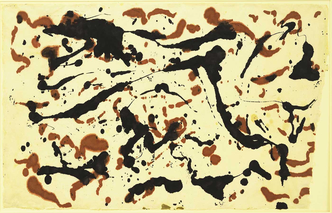 Jackson Pollock İsimsiz 05 Kanvas Tablo