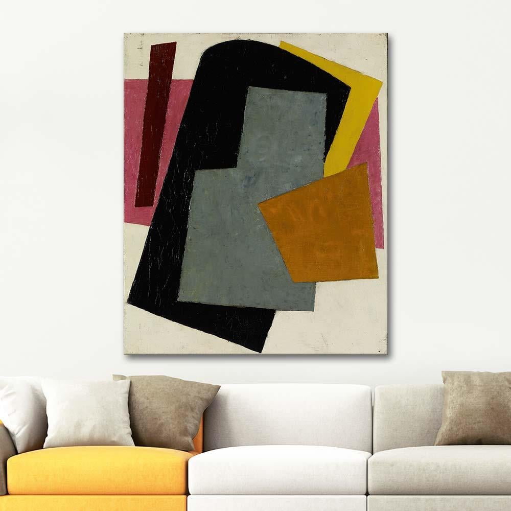 Untitled Compositions 01 by Lyubov Popova as Art Print