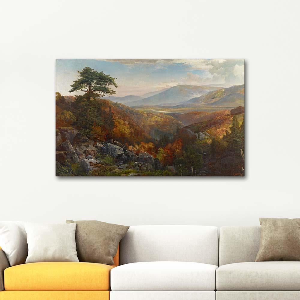 Valley of the Catawissa in Autumn by Thomas Moran as Art Print