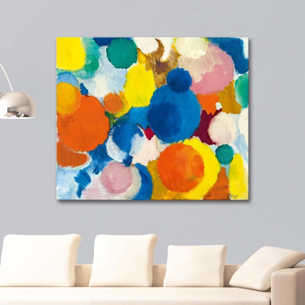 Ernst Wilhelm Nay Vega Kanvas Tablo