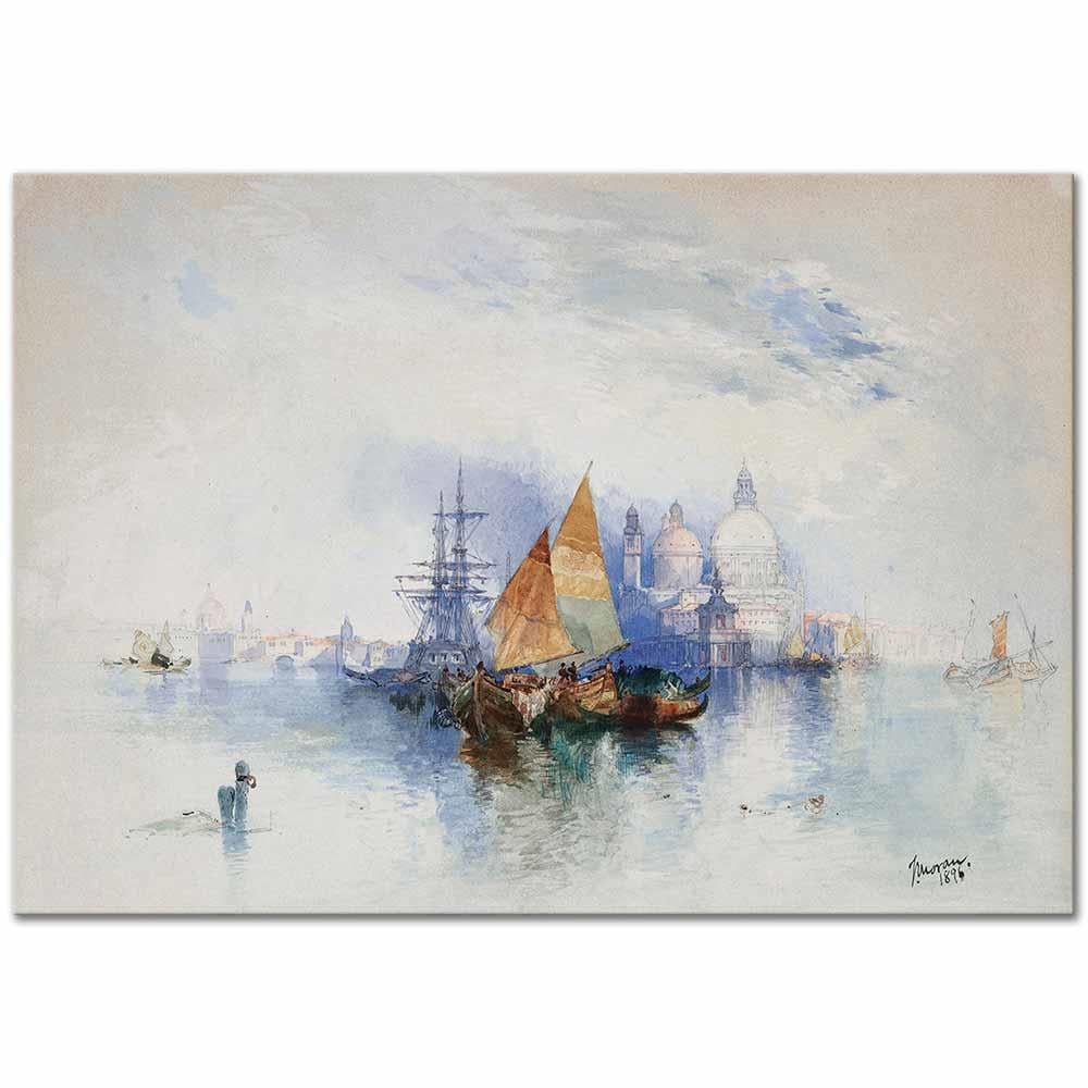 Thomas Moran Venedik Kanvas Tablo