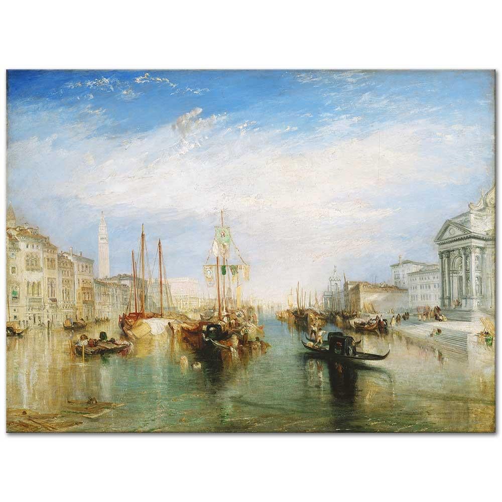 Joseph Mallord William Turner Madonna della Salute'den Venedik Kanvas Tablo