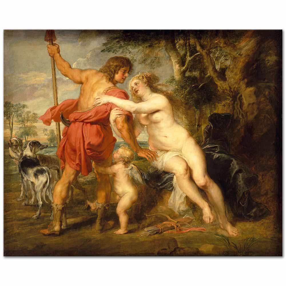Peter Paul Rubens Venüs ve Adonis Kanvas Tablo