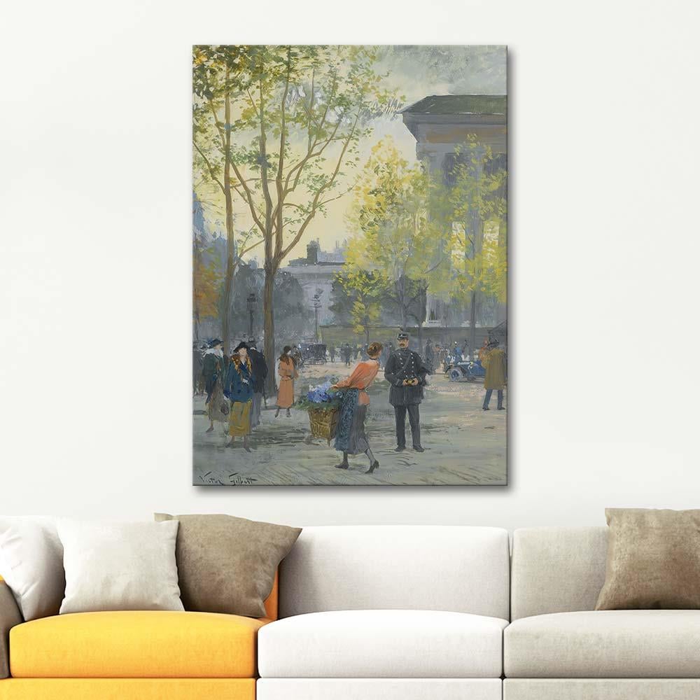 Victor Gabriel Gilbert La Madeleine Kanvas Tablo