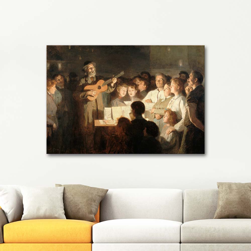 Victor Gabriel Gilbert The Songs Merchant Art Print