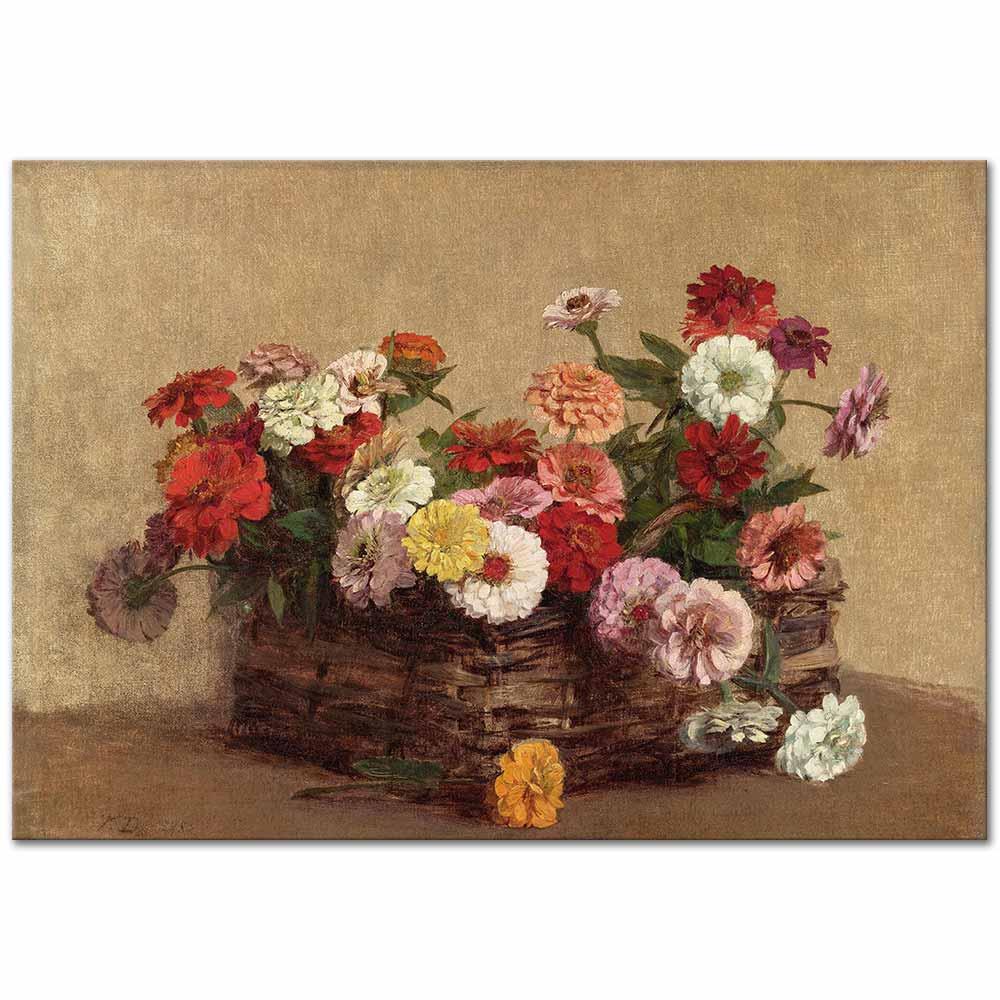 Victoria Dubourg Fantin Latour Sepette Zinyalar Kanvas Tablo