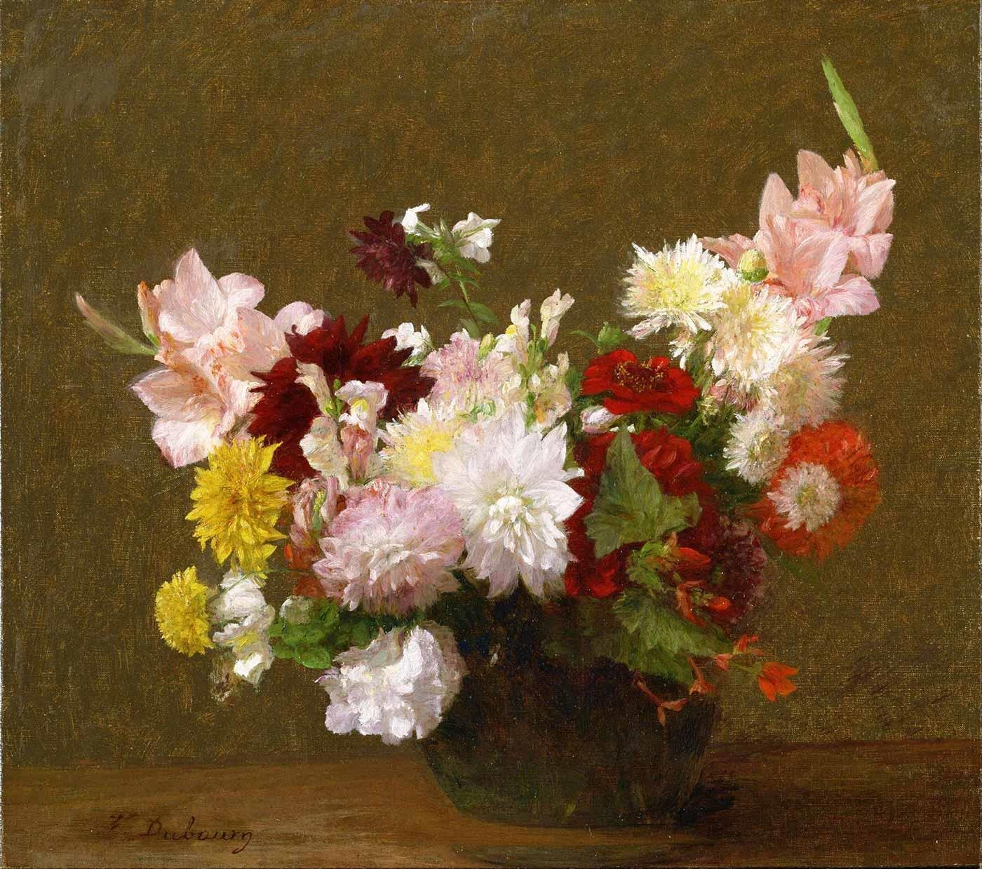 Flower Basket by Victoria Dubourg Fantin-Latour