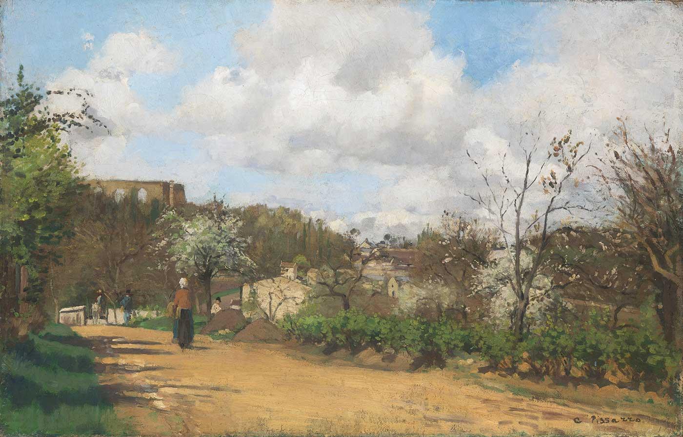 View from Louveciennes by Camille Pissarro