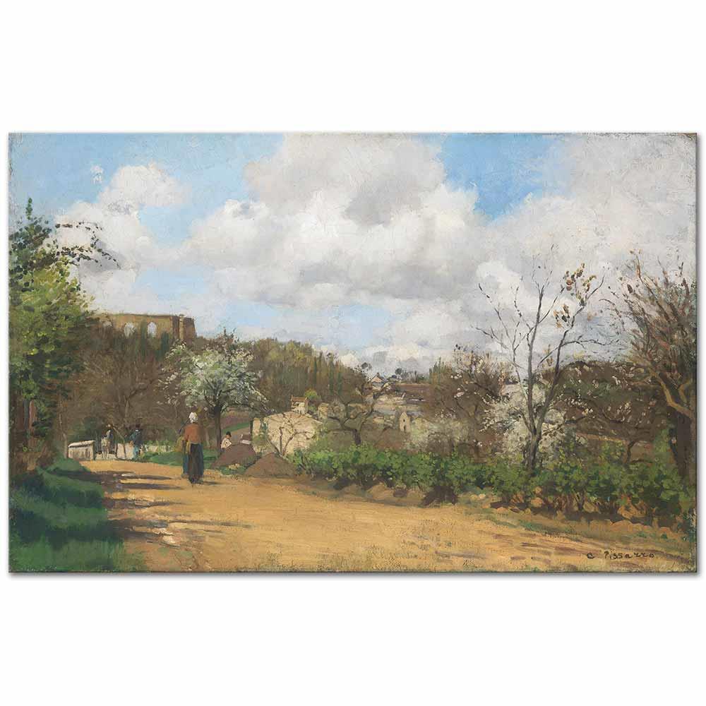 View from Louveciennes by Camille Pissarro as Art Print