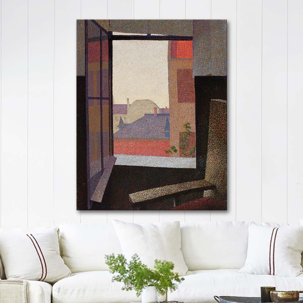 View from the Window by Arthur Segal as Art Print