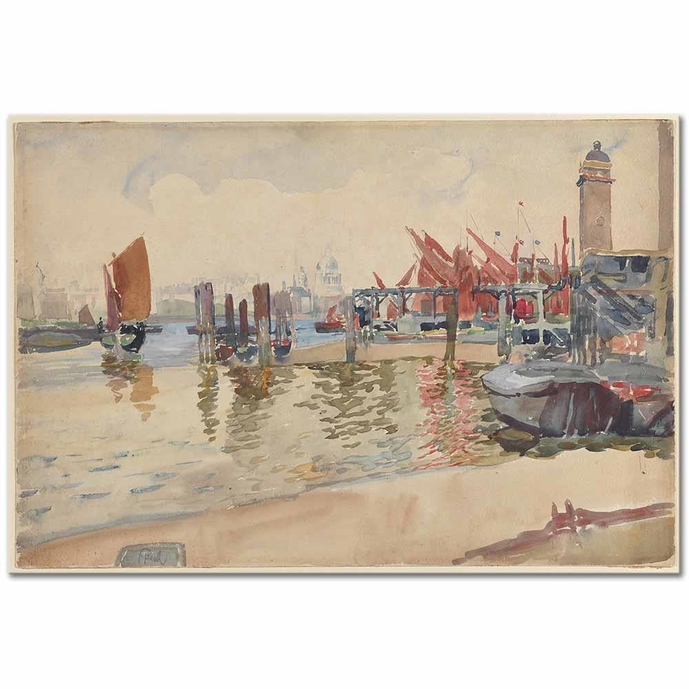 View Of London by Joseph Pennell as Art Print