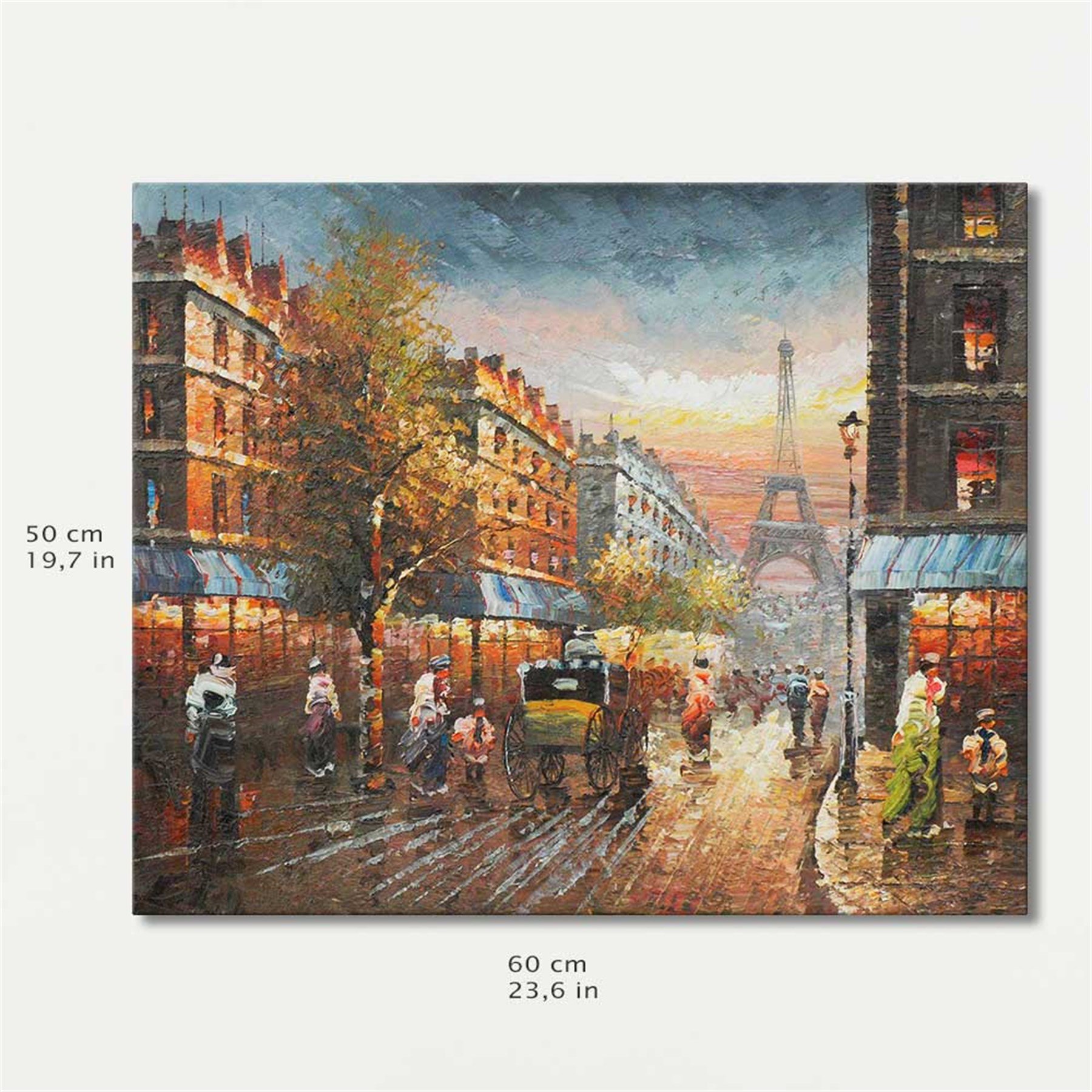Paris Manzarası Yağlı Boya Tablo