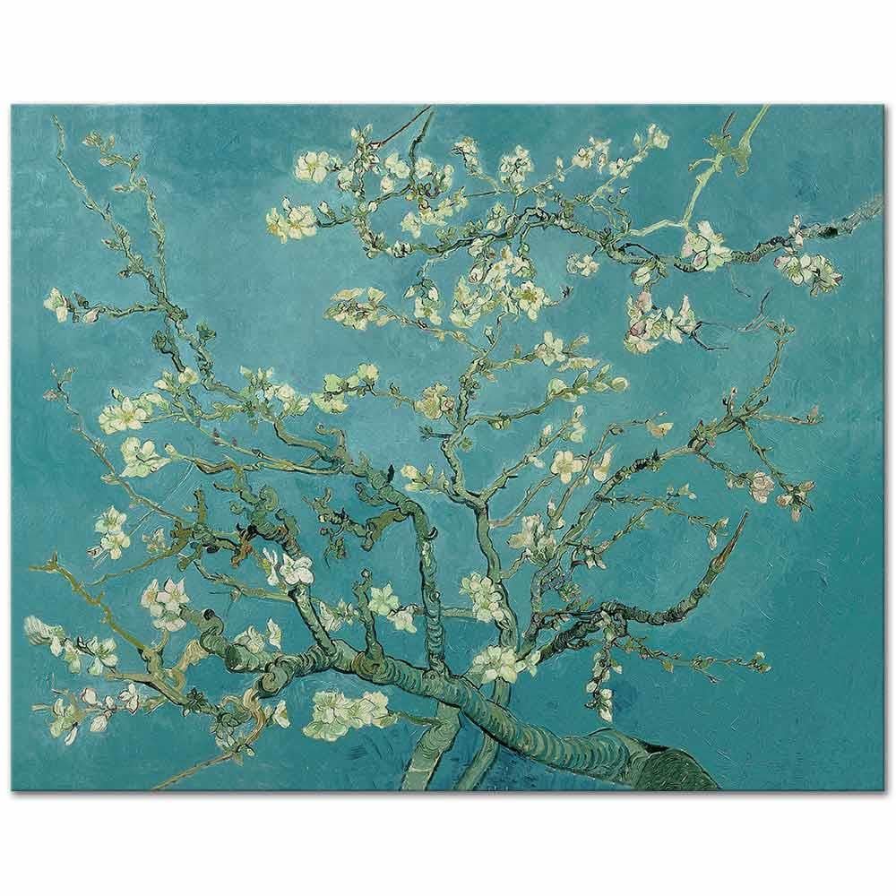 Vincent van Gogh Badem Çiçekleri Kanvas Tablo