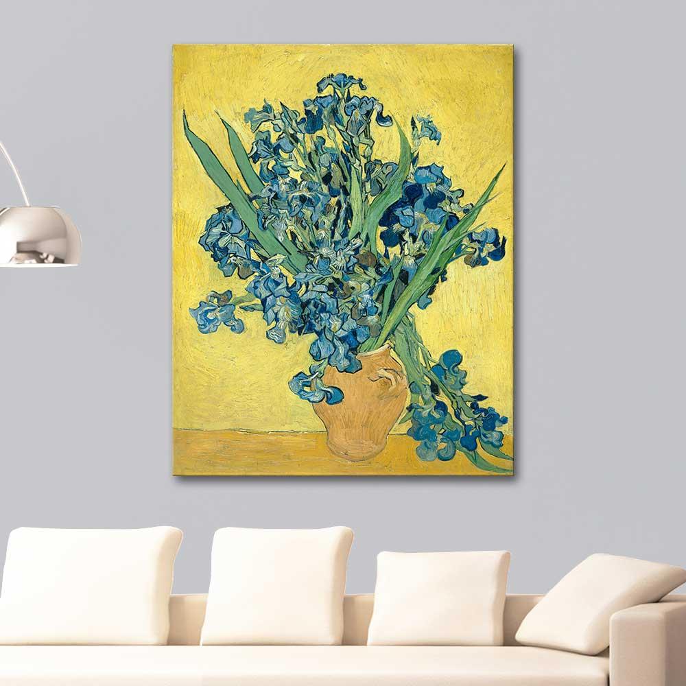 Vincent van Gogh Süsenler Kanvas Tablo