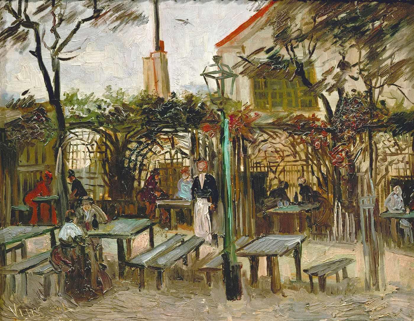 La Guinguette in Montmartre by Vincent van Gogh